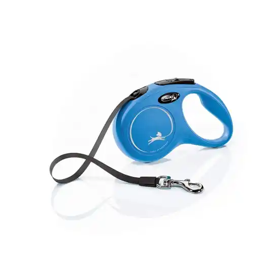Expressleverans Flexi Koppel New Classic Band Small 5m (Blå)