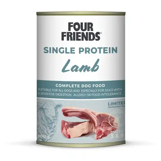 Four Friends Dog Single Protein Lamb 400 g Begränsat erbjudande