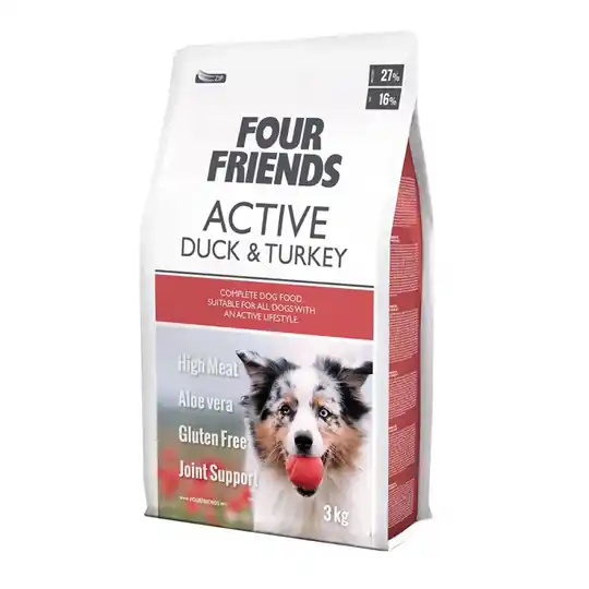 FourFriends Active Duck & Turkey (f.d. Sensi Dog High Calorie) (3 kg) Reapris