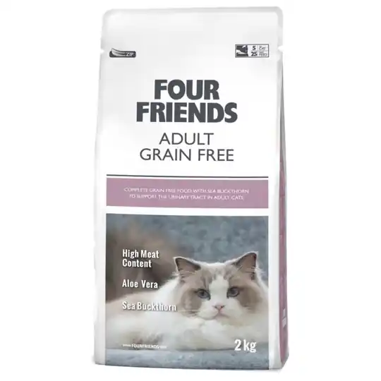 FourFriends Cat Adult Grain Free (2 kg) Trygg betalning