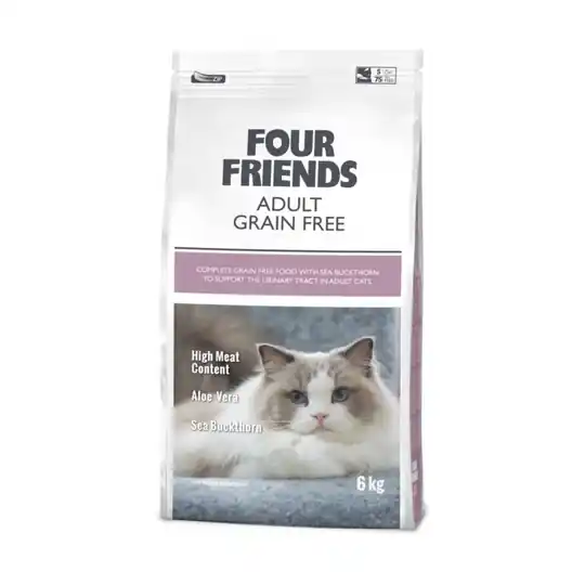 FourFriends Cat Adult Grain Free (6 kg) Kundfavorit