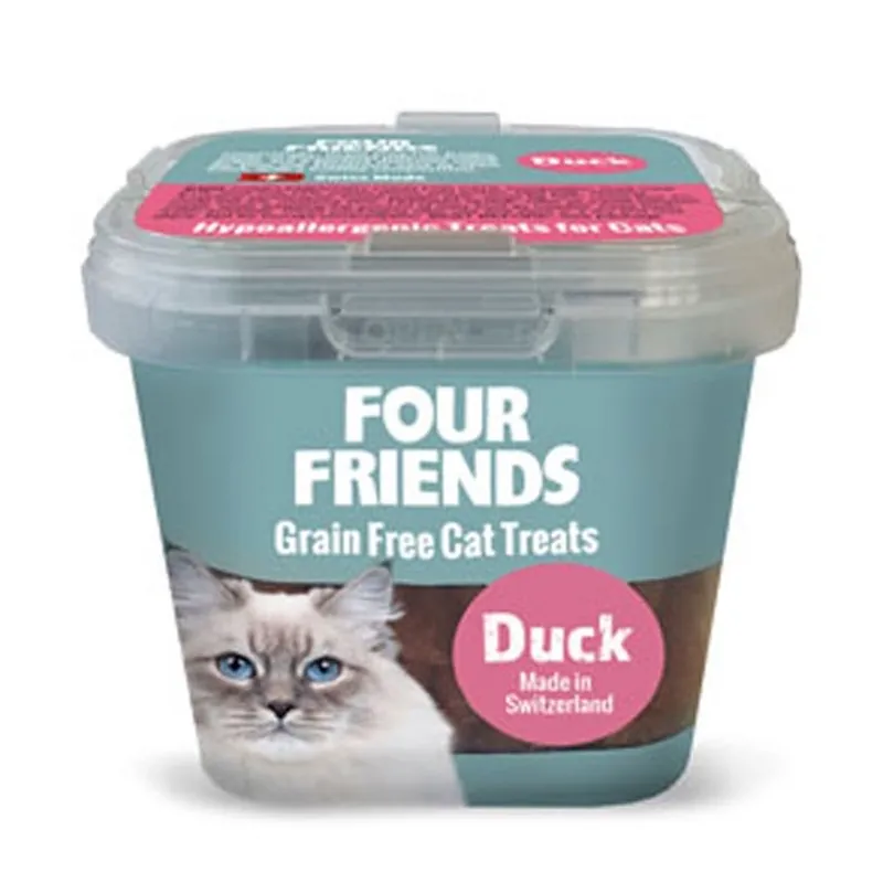 prisnedsättning FourFriends Cat Treats Duck 100 g