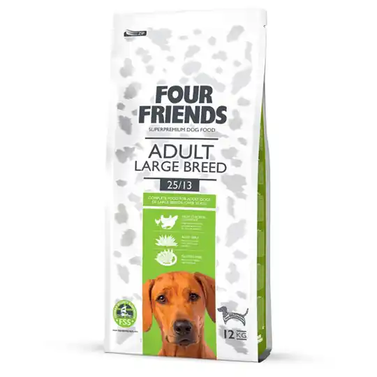Billigare FourFriends Dog Adult Large Breed (17 kg)