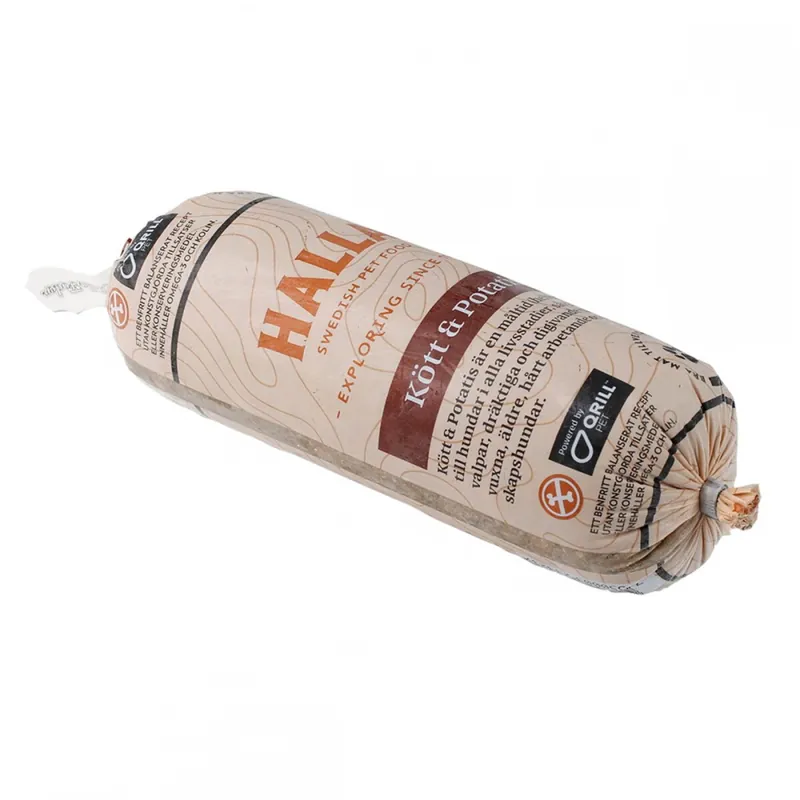Halla Färskfoder Kött & Potatis 500 g Endast denna vecka