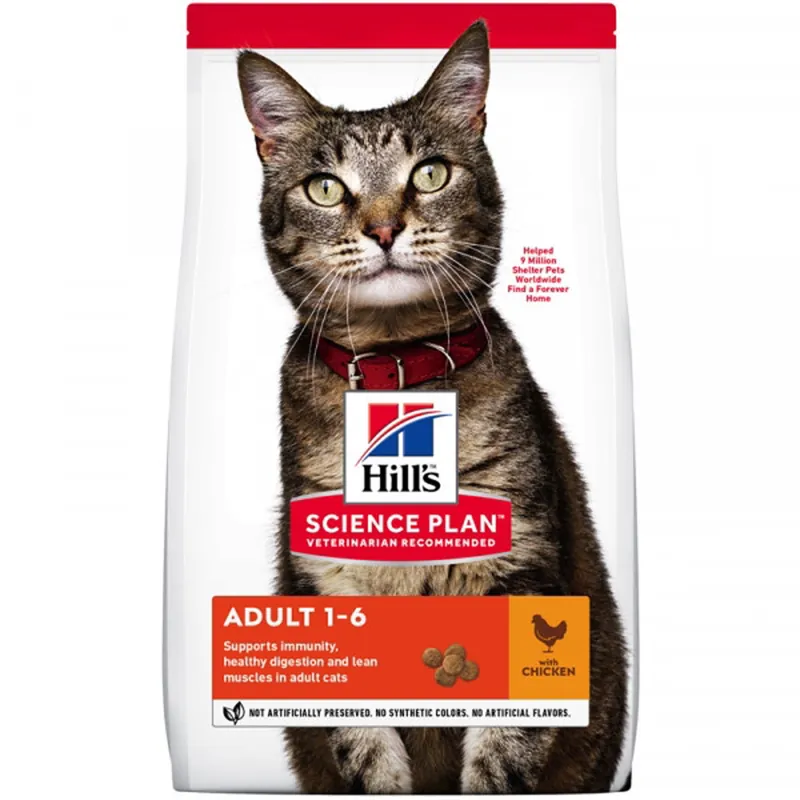 Hill‘s Science Plan Cat Adult Chicken (15 kg) prisnedsättning