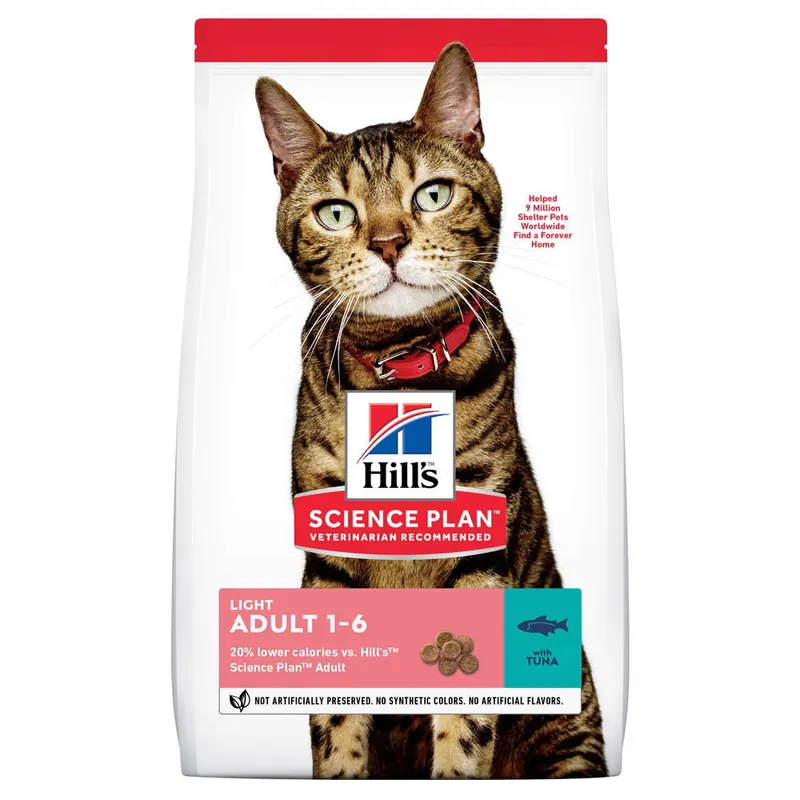 Beställ nu Hill‘s Science Plan Cat Adult Light Tuna (1,5 kg)