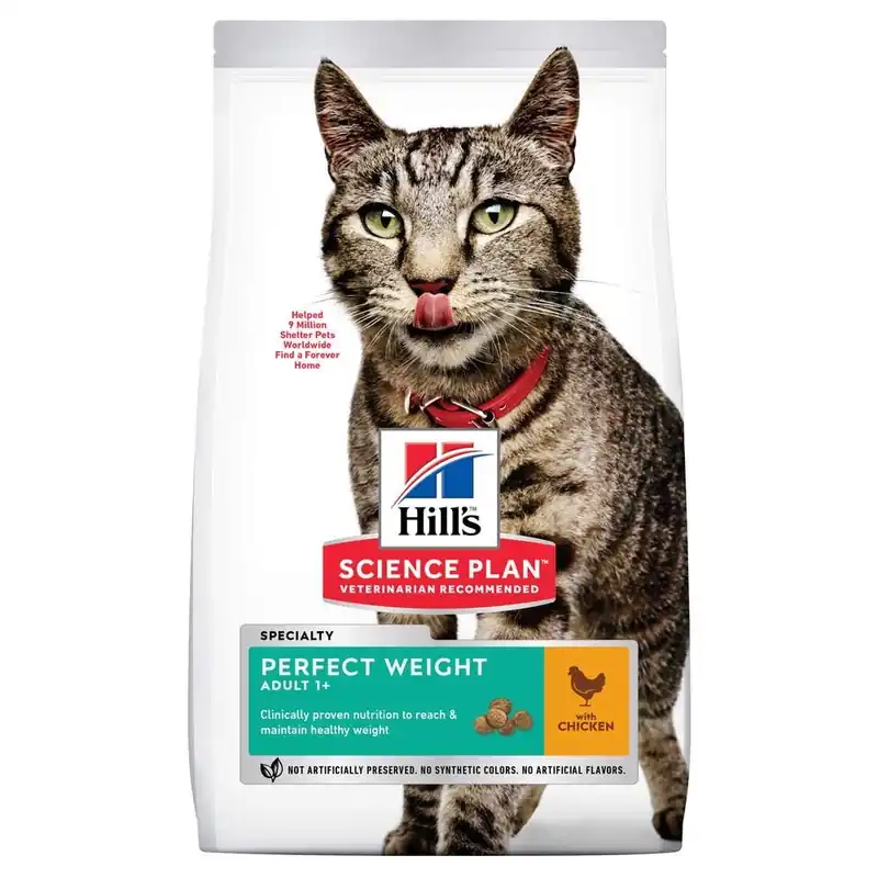 Hill‘s Science Plan Cat Adult Perfect Weight Chicken (1,5 kg) Säker betalning