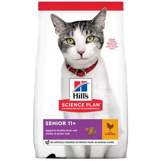Billig Hill‘s Science Plan Cat Senior 11+ Chicken (1,5 kg)