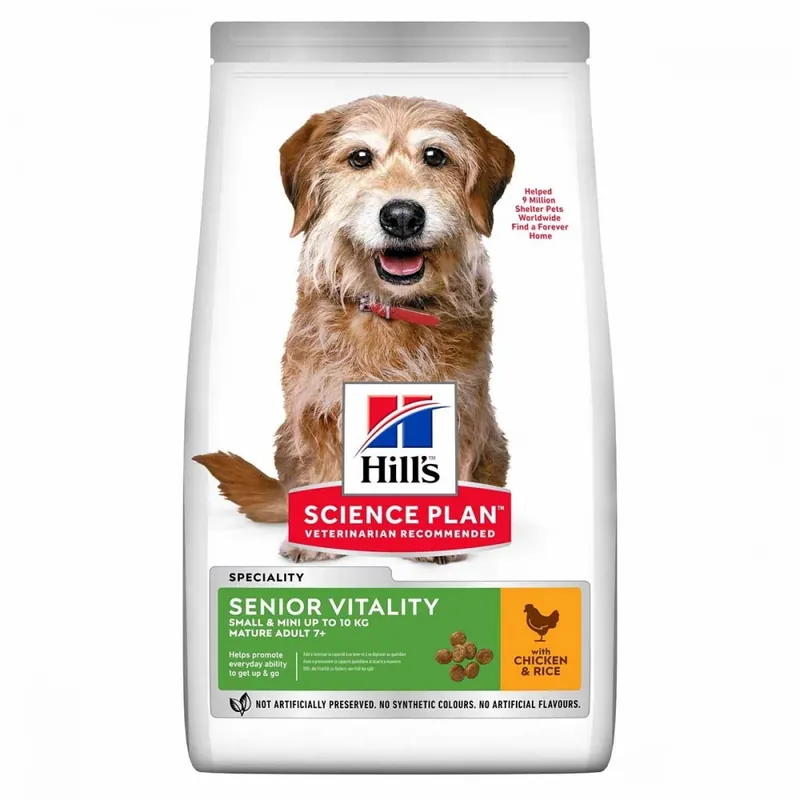 Hill‘s Science Plan Dog Adult 7+ Youthful Vitality Small & Mini Chicken (1,5 kg) Rea