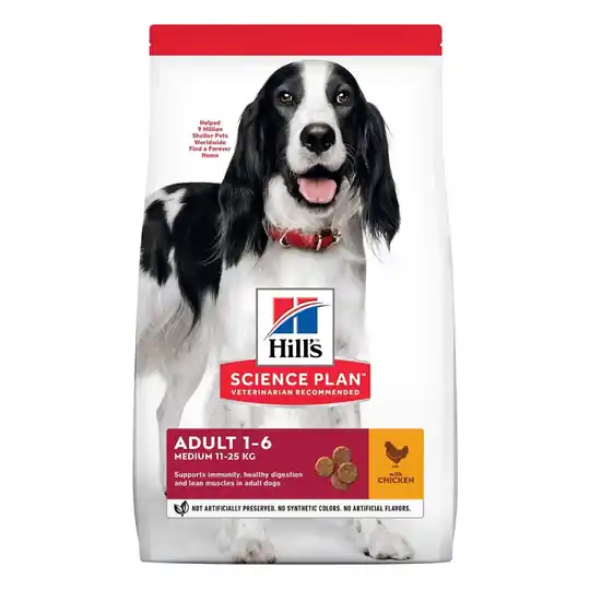 Hill‘s Science Plan Dog Adult Medium Chicken (2,5 kg) Expressleverans