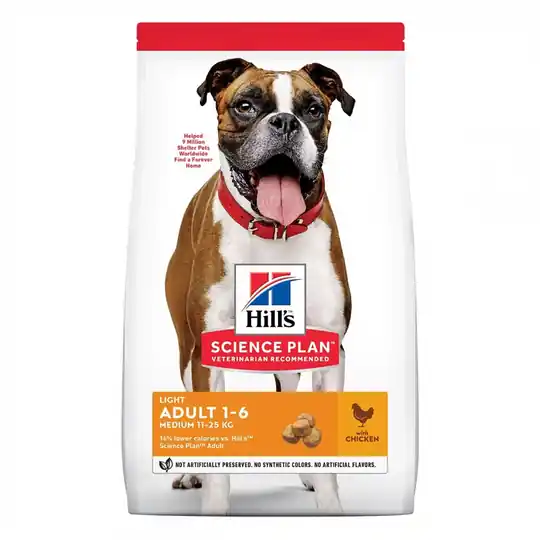 Hill‘s Science Plan Dog Adult Medium Light Chicken (2,5 kg) Lågt pris
