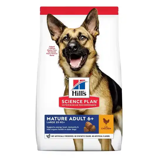 Hill‘s Science Plan Dog Mature Adult 6+ Large Breed Chicken 14 kg Erbjudande
