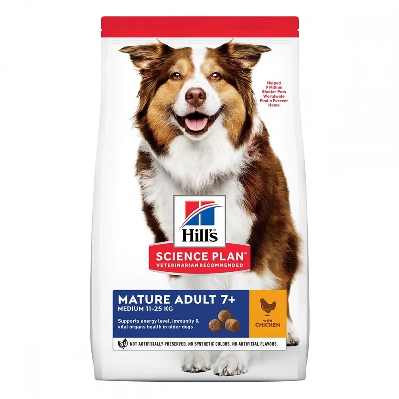 Hill‘s Science Plan Dog Mature Adult 7+ Medium Chicken (2,5 kg) Utförsäljning
