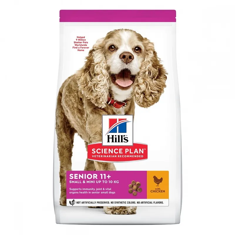 Handla nu Hill‘s Science Plan Dog Senior 11 + Small & Mini Chicken 1,5 kg