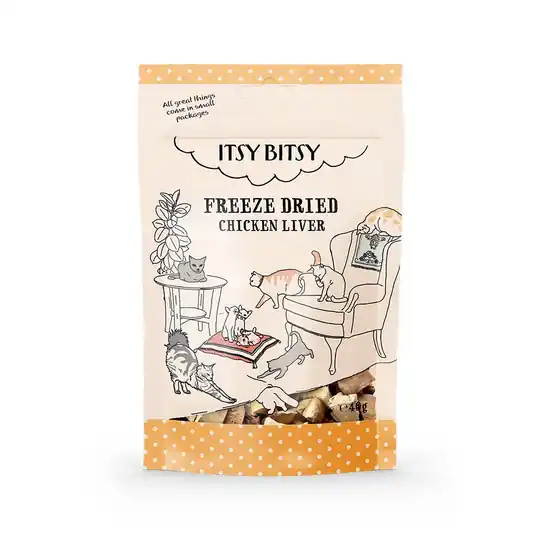 ItsyBitsy Cat Freeze Dried Chicken Liver Rabatter