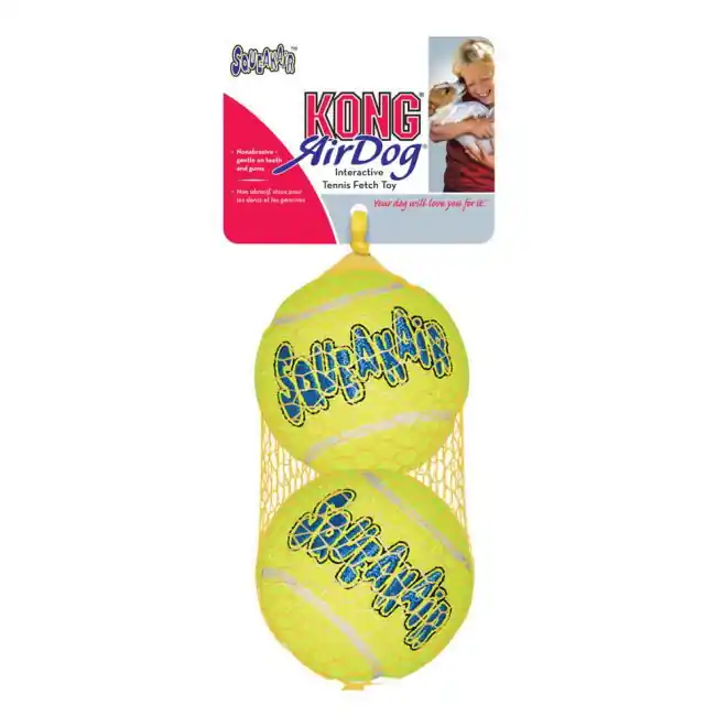 KONG AirDog Squeaker Tennisbollar (S) Nedsatt pris