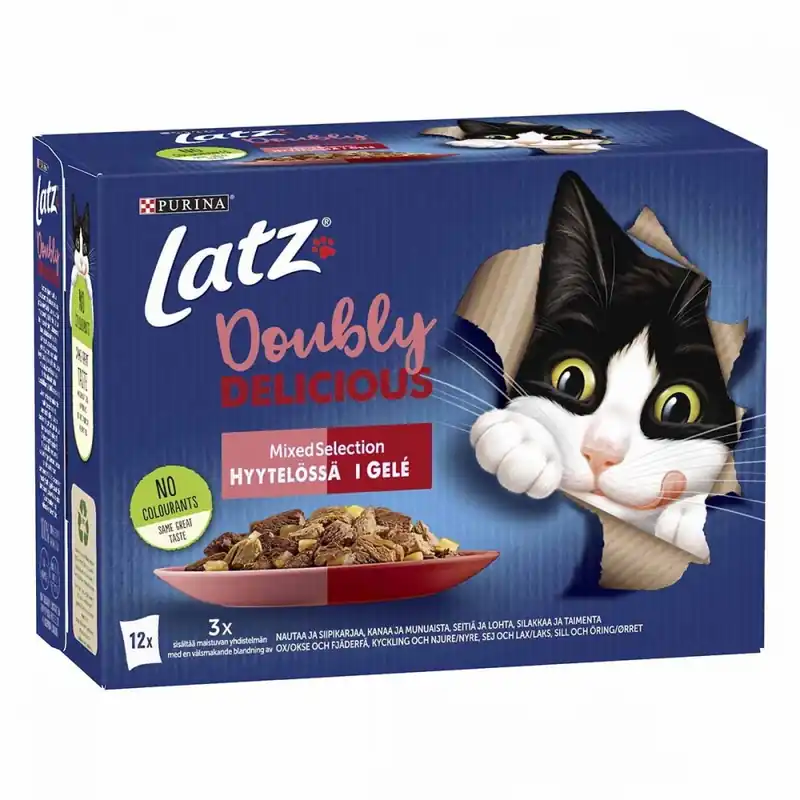 Latz Doubly Delicious Mixed Selection Gelé Multipack 12x85 g Populärt val