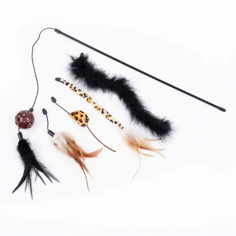 Little&Bigger Pure Purr Kattvippa med 5 Leksaker Trygg betalning