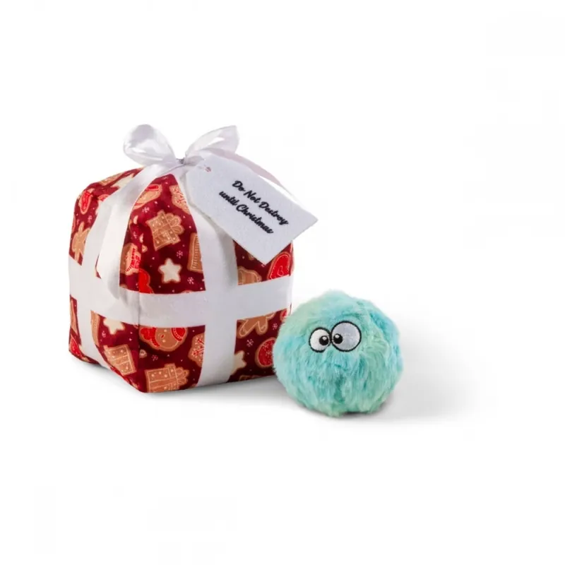 Expressleverans Little&Bigger Quirky X-mas Julklapp med Boll (Brun)