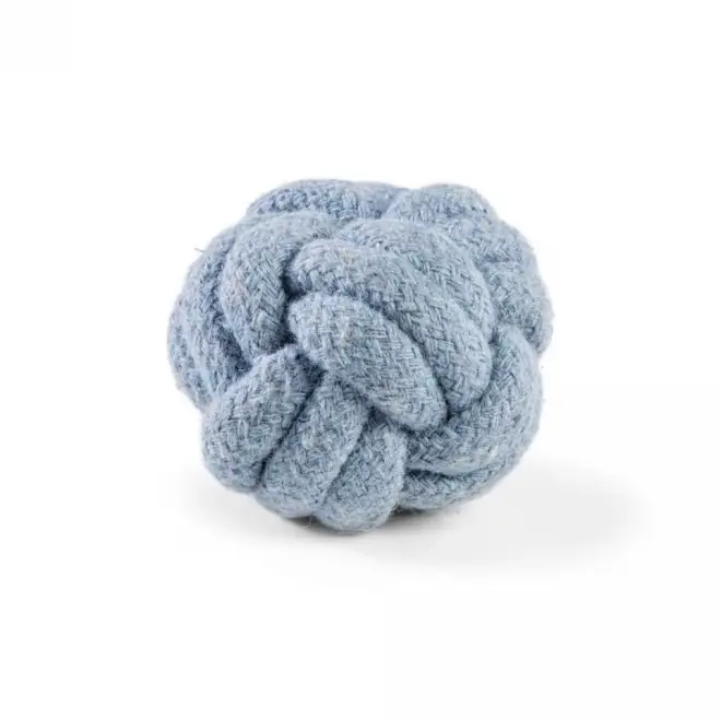 Little&Bigger Recycled Cotton Repboll Blå Kampanjpris
