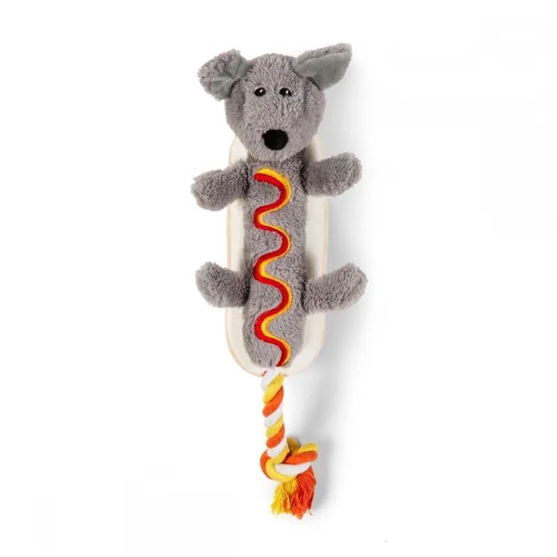 Expressleverans Little&Bigger Tasty Feast Furry Hot Dog Grå
