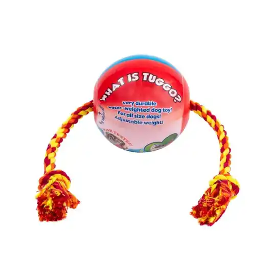 Little&Bigger Tuggo Boll med Rep Röd (10 cm) Beställ idag