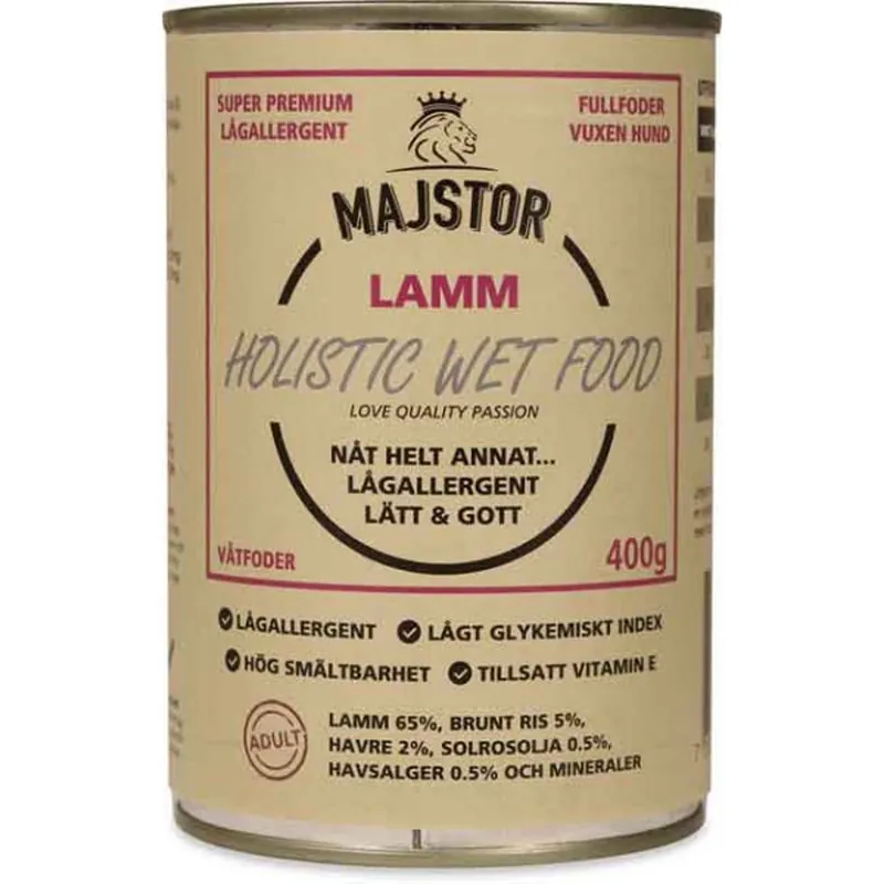 Majstor Holistic Lamm Våtfoder Reapris