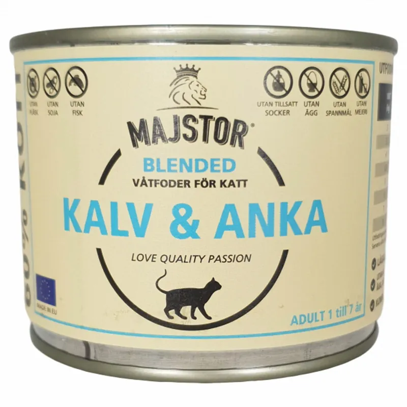 Majstor Katt Blended Kalv & Anka Begränsat antal