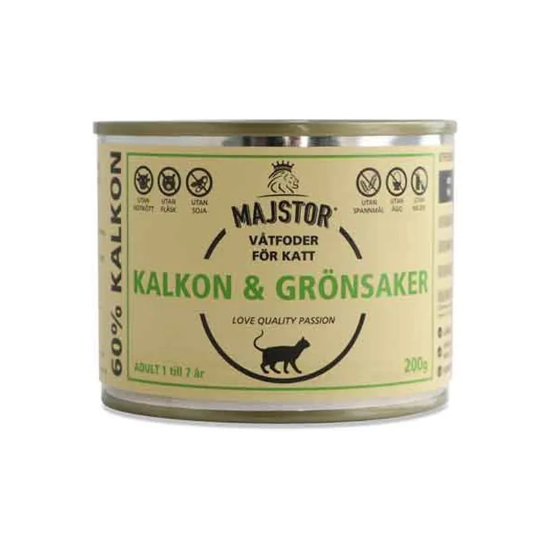 Majstor Katt Wet Kalkon & Grönsaker Populär