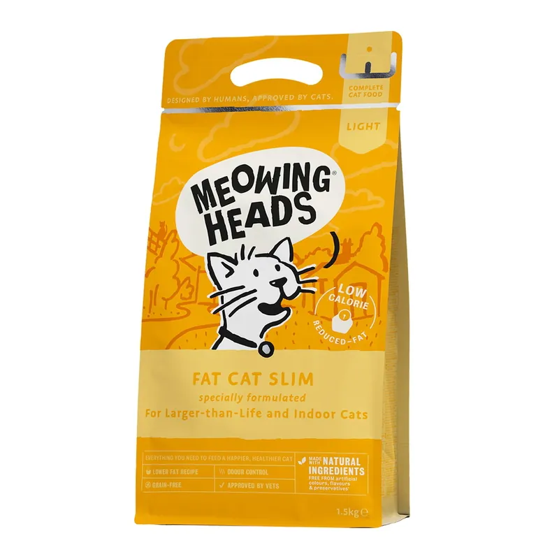 Kampanjpris Meowing Heads Fat Cat Slim 1,5 kg