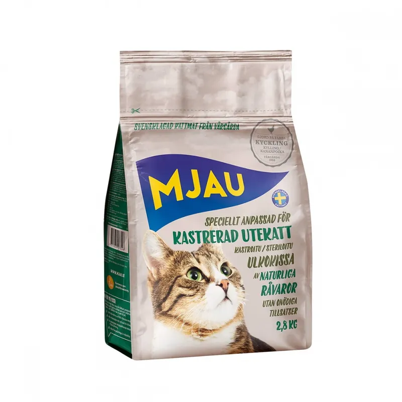Mjau Kastrerad Utekatt (2,8 kg) Begränsat antal