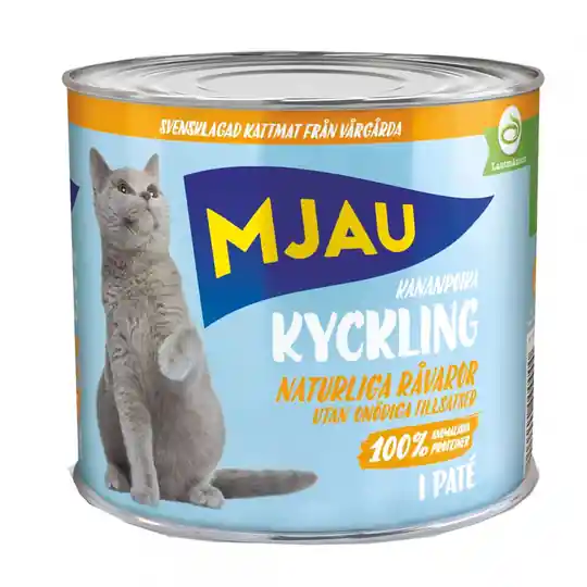 Mjau Paté med Kyckling 635 g Rabatt