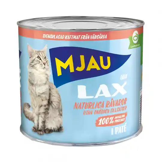 Mjau Paté med Lax 635 g Populär