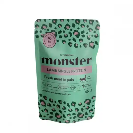 Monster Cat Adult Lamb 85 g Nedsatt pris