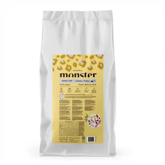 Monster Cat Adult Original Chicken & Turkey (14 kg) Lägg i varukorgen