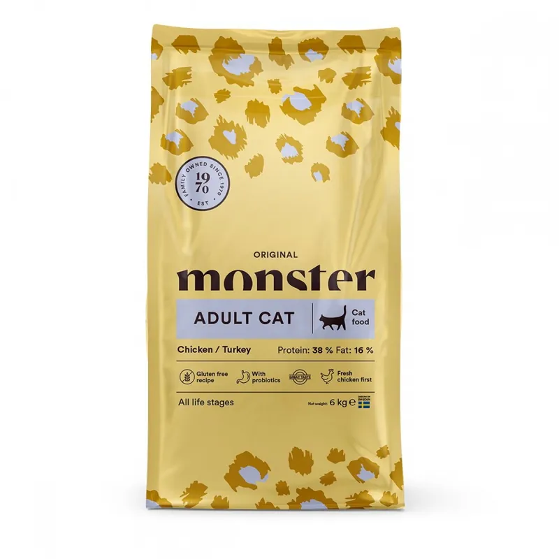 Rabatter Monster Cat Adult Original Chicken & Turkey (6 kg)