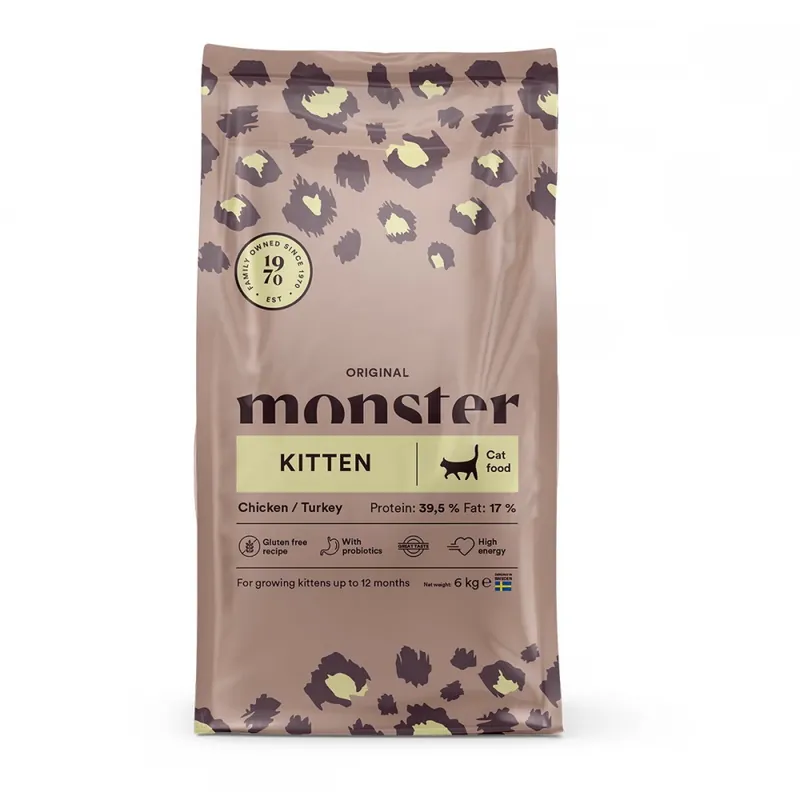 Utförsäljning Monster Cat Kitten Chicken & Turkey (6 kg)