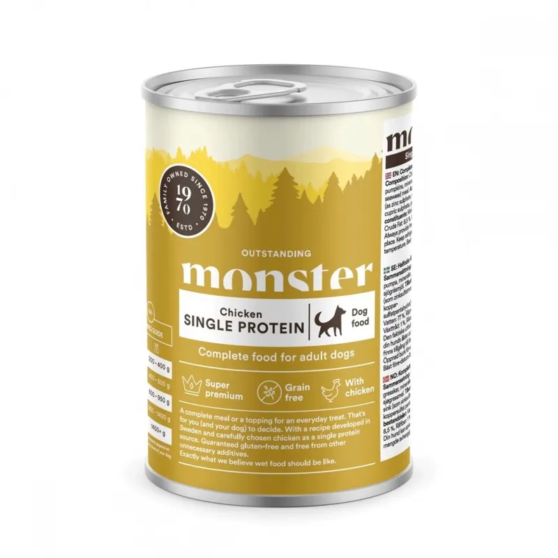 Billig Monster Dog Adult Single Protein Chicken 400 g