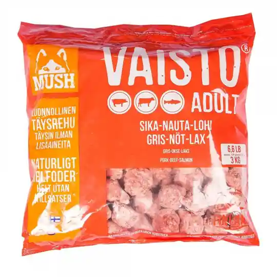Handla nu Mush Vaisto Gris-Nöt-Lax (3 kg)