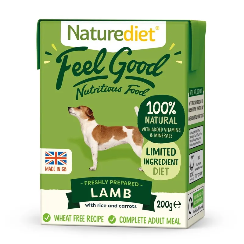 prisnedsättning Naturediet Feel Good Lamm (200 gram)