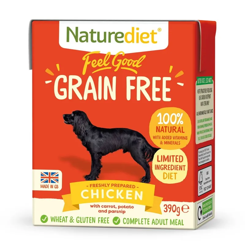 Naturediet Grain Free Kyckling (390 g) Nyhet