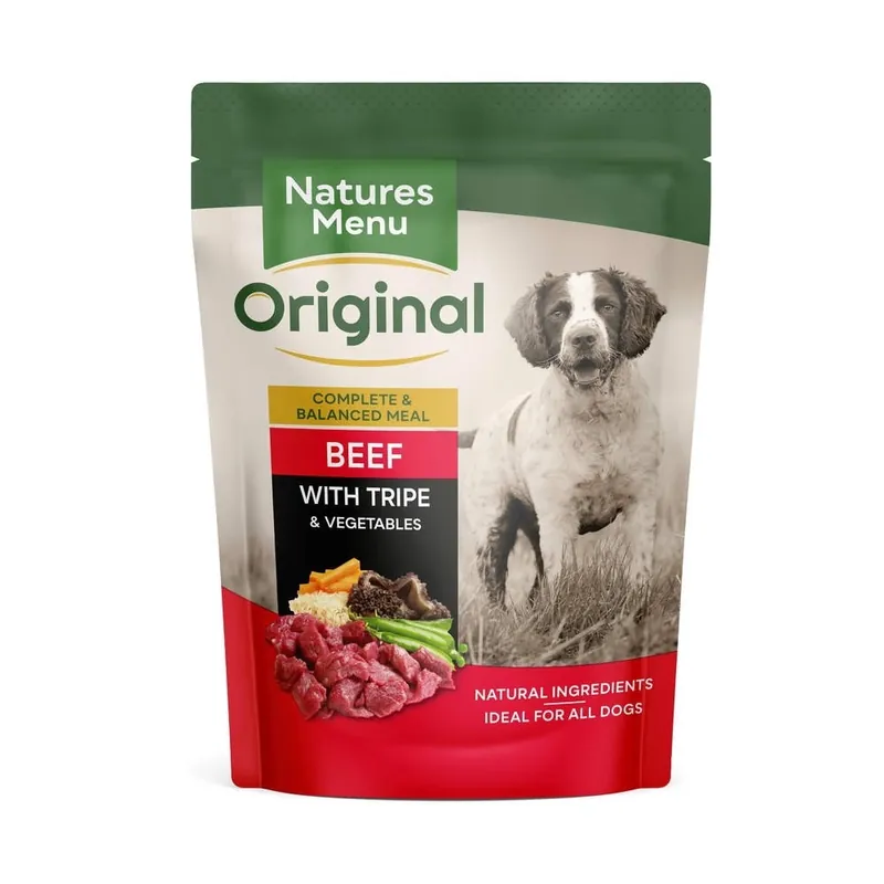 Natures menu Dog Adult Beef with Tripe 300 g Begränsat erbjudande