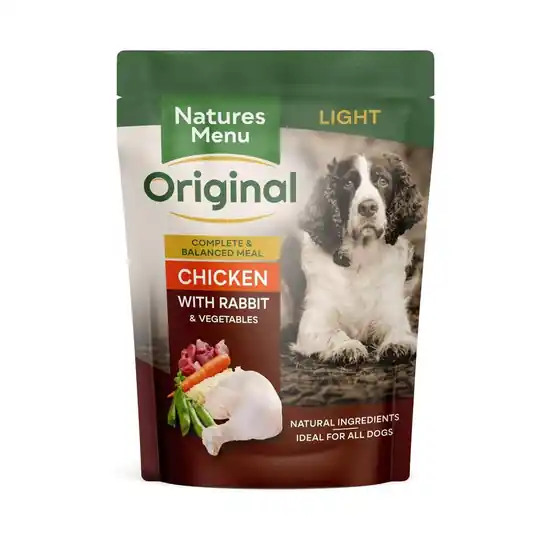 Erbjudandepris Natures menu Dog Light Chicken & Rabbit 300 g