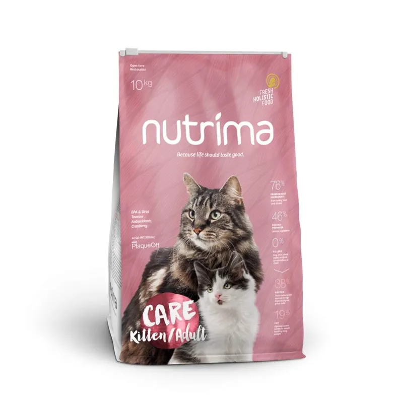 Nutrima Cat Care Kitten/Adult (10 kg) Säker betalning