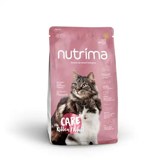 Nutrima Cat Care Kitten/Adult (400 g) Snabb leverans