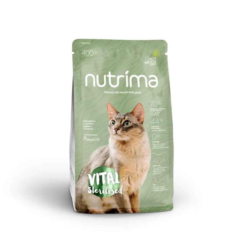Nutrima Cat Vital Sterilised (400 g) Populärt val