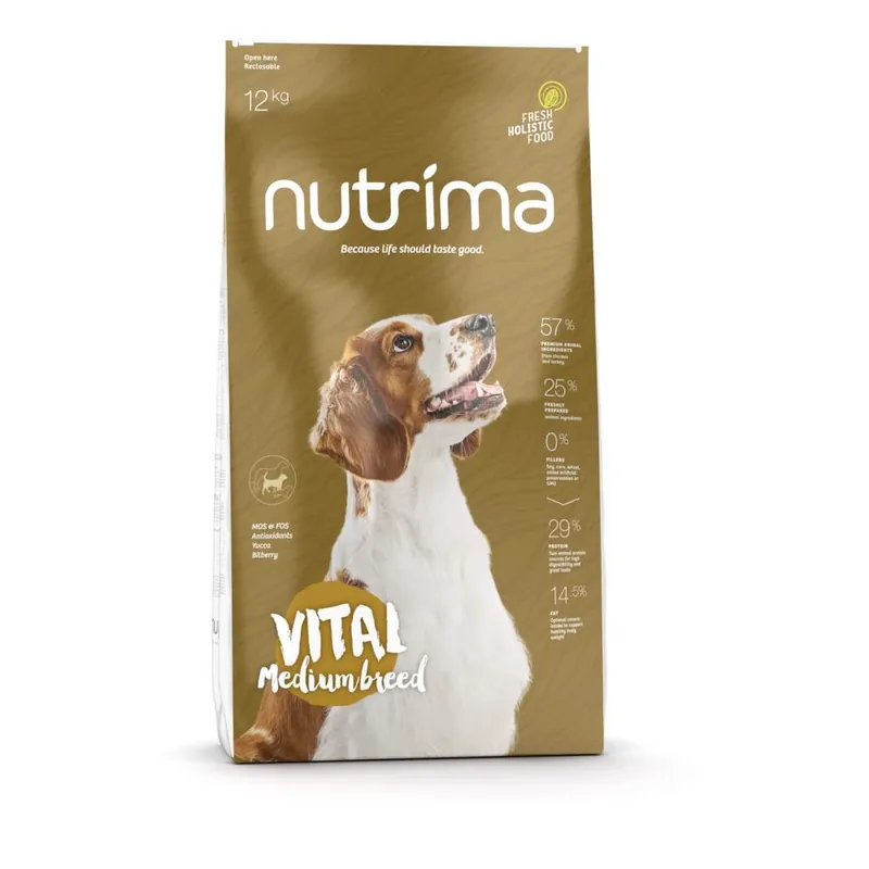 Handla nu Nutrima Vital Medium Breed (12 kg)