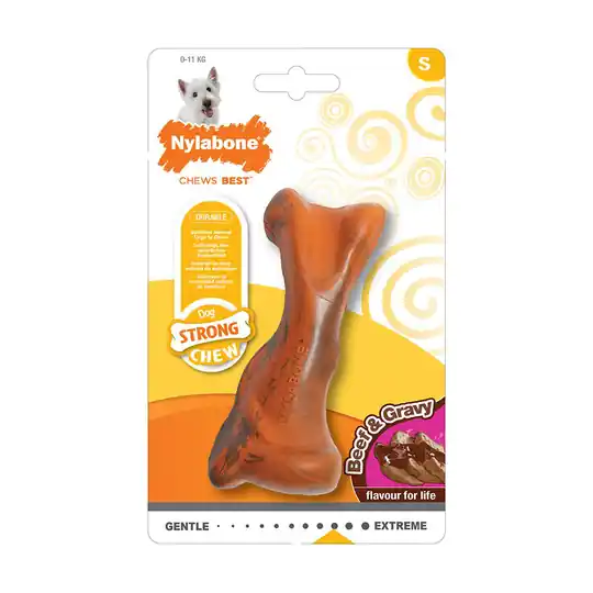 Erbjudandepris Nylabone Strong Beef & Gravy