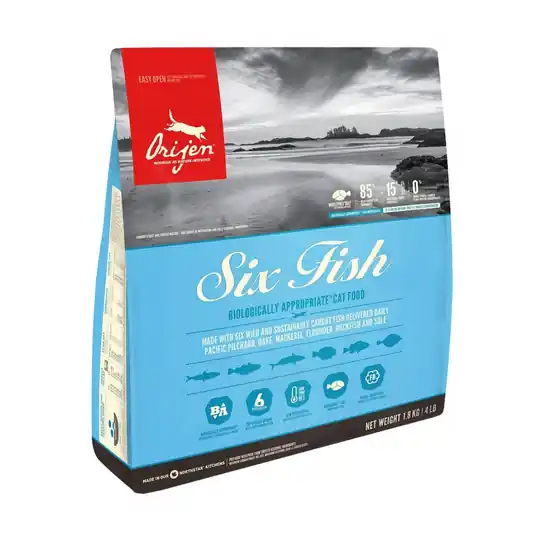 Orijen Cat 6 Fish (1,8 kg) Rabatter