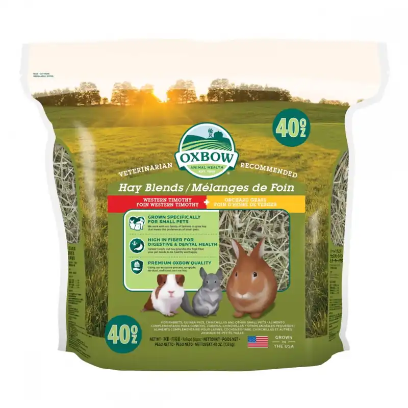 Oxbow Hay Blends Western Timothy & Orchard Hö (1,13 kg) Populär